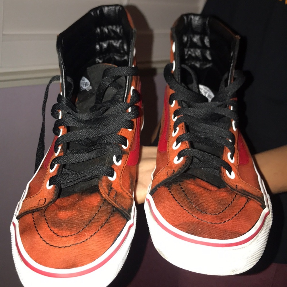 Burnt orange vans
